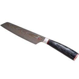 Μαχαίρι Nakiri Tetsu BG04127MBK 20cm Black Bergner Ανοξείδωτο Ατσάλι