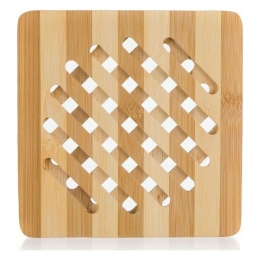 Σουπλά Μαγειρικών Σκευών Brillante BQ27061457 18x18cm Natural Banquet Ξύλο