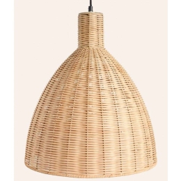 Φωτιστικό Οροφής Cane Wicker 38x43cm Natural Calma House