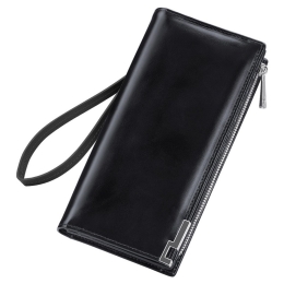 Πορτοφόλι Ανδρικό Δερμάτινο 221616 19,2x3x10cm Black William Polo