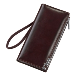 Πορτοφόλι Ανδρικό Δερμάτινο 221616 19,2x3x10cm Brown William Polo