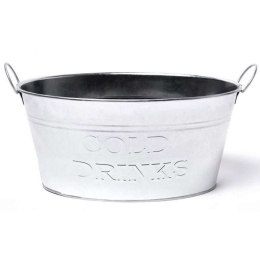 Παγοδοχείο Zinc CO07534000 39x30x18,7cm 14lt Silver Comas Μέταλλο
