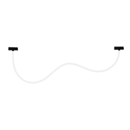 Μαγνητικό Φωτιστικό Neon COSMO4040W 48V DC 40W 4000K 3100Lm 360° RA90 2,2x200cm Black Aca