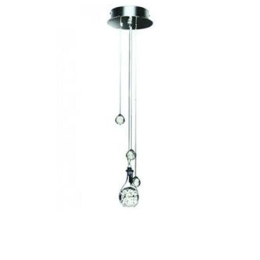 Φωτιστικό Οροφής CX3001IPCH 1xG9 40W Φ15x60cm Clear-Silver Aca