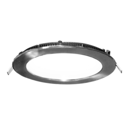 Πάνελ Χωνευτό Delfi Led Slim DELFI2630RNM Φ30cm 26W 3000K Nickel Aca Στρόγγυλο