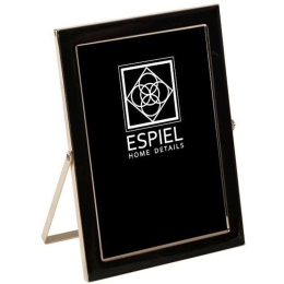 Κορνίζα FAM609 10x15cm Black-Gold Espiel Μέταλλο