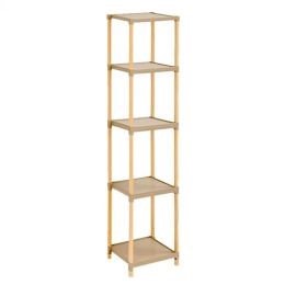 Ραφιέρα 0243600 28x25x137cm Natural-Beige