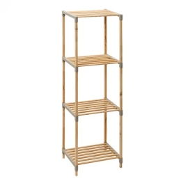 Ραφιέρα 0243596 38x30x116cm Natural-Beige