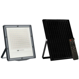 Προβολέας Ηλιακός Led Με Αισθητήρα FLARE6040 13x4,5x15/20,5x1,7x25cm Led 60W 4000K Black Aca
