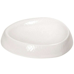 Μπωλ Σερβιρίσματος Siders Βραχάκι FUK110K4 19,5x19,5x3,5cm Ivory Espiel Πορσελάνη