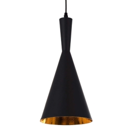 Φωτιστικό Οροφής Shangai 01025-C Φ19x38cm 1xE27 Black Globostar