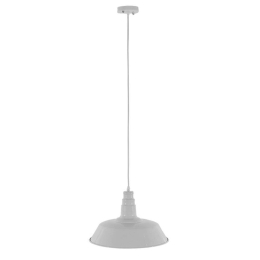 Φωτιστικό Οροφής Ray 01043 1xΕ27 Φ36x25cm White GloboStar