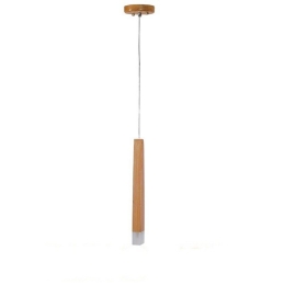 Φωτιστικό Οροφής Led Woodfalls 01252 Beige GloboStar Ξύλο
