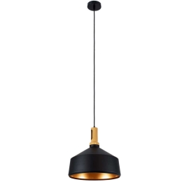 Φωτιστικό Οροφής Calypso 01334-B Φ36x35cm 1xE27 Black-Gold Globostar
