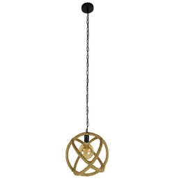 Φωτιστικό Οροφής Balance 01596 1xΕ27 Φ35x36,5cm Beige GloboStar