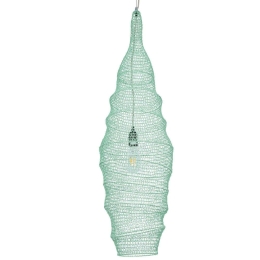 Φωτιστικό Οροφής Kentucky 01909 Φ30x105cm 1xE27 Turquoise GloboStar
