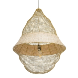 Φωτιστικό Οροφής Kentucky 01911 Φ60x80cm 1xE27 IP20 Beige GloboStar