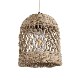 Φωτιστικό Οροφής Ecuador 02121 Φ20x25cm 1xE27 IP20 Beige GloboStar