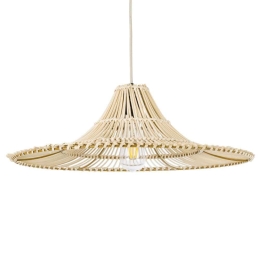Φωτιστικό Οροφής Palermo Boho 02208 Φ60x20cm 1xE27 Beige GloboStar