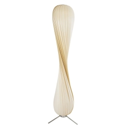 Φωτιστικό Δαπέδου Praia 02225 2xE27 IP20 25x145cm Beige GloboStar