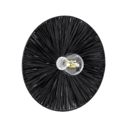 Φωτιστικό Τοίχου - Απλίκα Colombo 02279 Boho 1xE27 IP20 40x4,5cm Black GloboStar