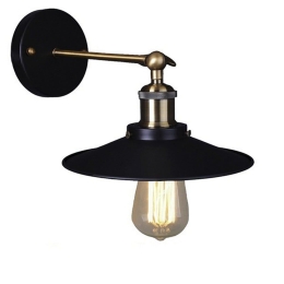 Φωτιστικό Τοίχου-Απλίκα Minimall 01039 Black GloboStar Μέταλλο