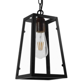 Φωτιστικό Οροφής Lima 01040 Black GloboStar Μέταλλο
