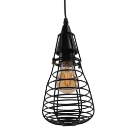 Φωτιστικό Οροφής Aldo 01058 Black GloboStar Μέταλλο