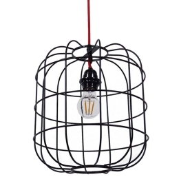 Φωτιστικό Οροφής Parrot 01099 Black GloboStar Μέταλλο