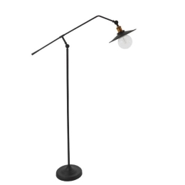 Φωτιστικό Δαπέδου Wynge 01101 Black GloboStar Μέταλλο