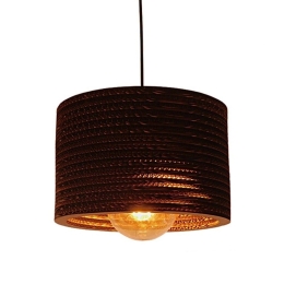 Φωτιστικό Οροφής 3D Paros 01290 Brown GloboStar Χαρτί