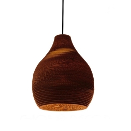 Φωτιστικό Οροφής 3D Mykonos 01292 Brown GloboStar Χαρτί