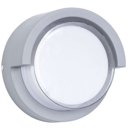 Φωτιστικό Τοίχου - Απλίκα Apex 60765 Φ17x9cm Led 1050lm 10W 4500K Grey GloboStar
