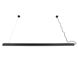 Φωτιστικό Οροφής Γραμμικό Linear Market LED 61022-1 120x2x4cm 18W 2700K Black GloboStar