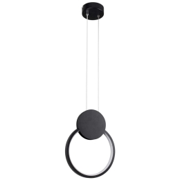 Φωτιστικό Οροφής Cyclos 61073 Led 9W 21x2,3x26,5cm Black GloboStar Αλουμίνιο