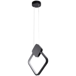 Φωτιστικό Οροφής Mary 61082 Led 12W 20x2,3x28,5cm Black GloboStar Αλουμίνιο