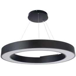 Φωτιστικό Οροφής Με Τηλεχειριστήριο Ra 61196 Φ80cm Dim Led 8250lm 75W Black Globostar