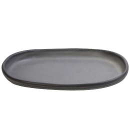 Πιάτο Ρηχό Canyon GMT401K2 21x13,5x2cm Dark Grey Espiel Πηλός