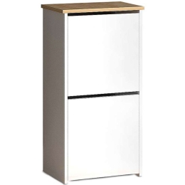 Παπουτσοθήκη Port 0117729 48x31x92cm Oak-White Μελαμίνη