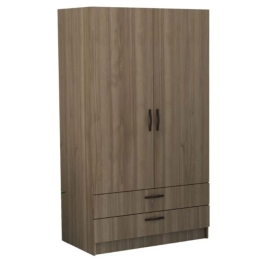 Ντουλάπα Δίφυλλη Victoria 0258626 100x60x181cm Walnut Δίφυλλη