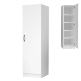 Ντουλάπα Μονόφυλλη Victoria 0258612 50x60x181cm White Μονόφυλλη