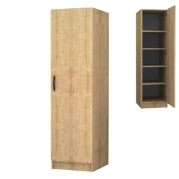 Ντουλάπα Μονόφυλλη Victoria 0258613 50x60x181cm Sonoma Μονόφυλλη
