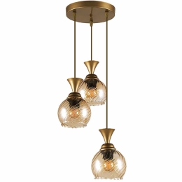 Φωτιστικό Οροφής Kyran 0124513 20x20x75cm 3xE27 60W Gold Megapap Μέταλλο