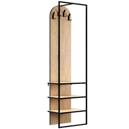 Έπιπλο Εισόδου Archy 0234827 53x31,7x180cm Oak-Black
