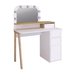 Τουαλέτα Με Καθρέπτη Avien 0241588 105x51,1x131cm White - Natural Oak
