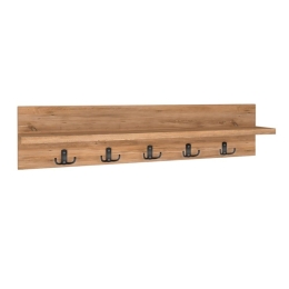 Κρεμάστρα Τοίχου Kery 0212603 80x11x18cm Pine Oak Μοριοσανίδα, Μελαμίνη
