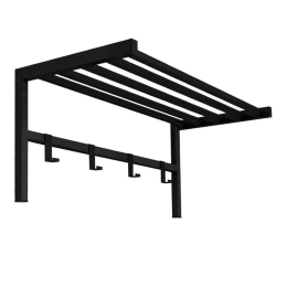 Κρεμάστρα Τοίχου Ofred 0212634 69x34x32,5cm Black Μέταλλο
