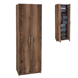 Ντουλάπα - Παπουτσοθήκη Renso 0253739 59,8x37,8x178,5cm Walnut