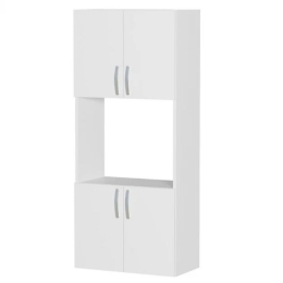 Ντουλάπα Κουζίνας Armado 0253742 60x32x140cm White Μοριοσανίδα, Μελαμίνη