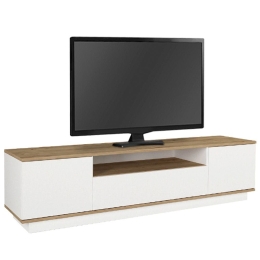 Έπιπλο Τηλεόρασης Fedya 0228143 180x45x44,6cm White-Oak